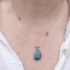 collier femme apatite belle de lune