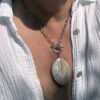 collier femme nacre belle de lune