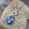 collier labradorite femme belle de lune