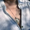 collier-medaille-Marie-quartz-rose-belle-de-lune_8701 collier medaille Marie quartz rose belle de lune
