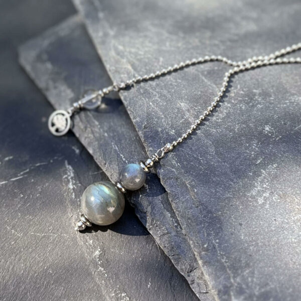 pendule divinatoire labradorite belle de lune