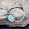 bracelet amazonite femme belle de lune