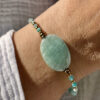 bracelet amazonite femme belle de lune