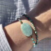 bracelet amazonite femme belle de lune