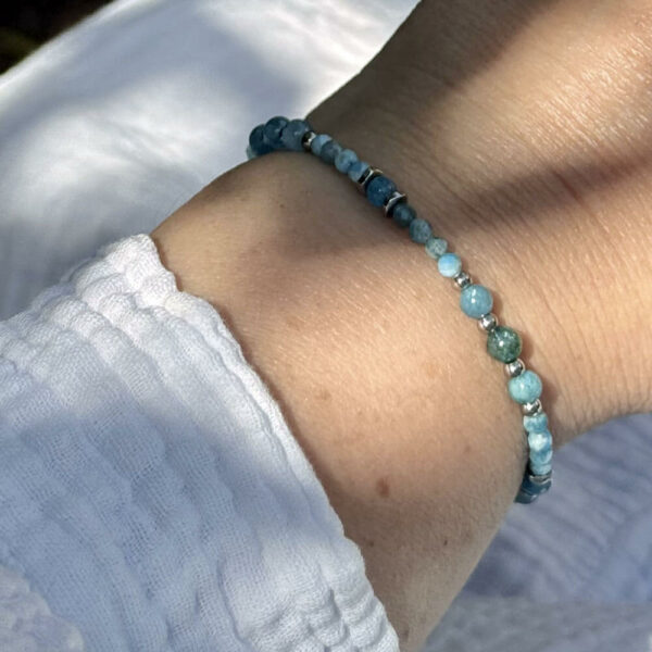 bracelet en apatite femme