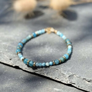 bracelet en apatite naturelle