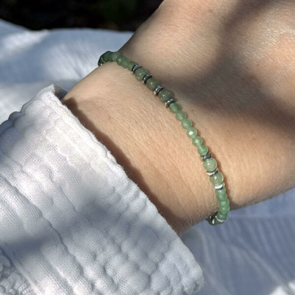 bracelet en aventurine naturelle