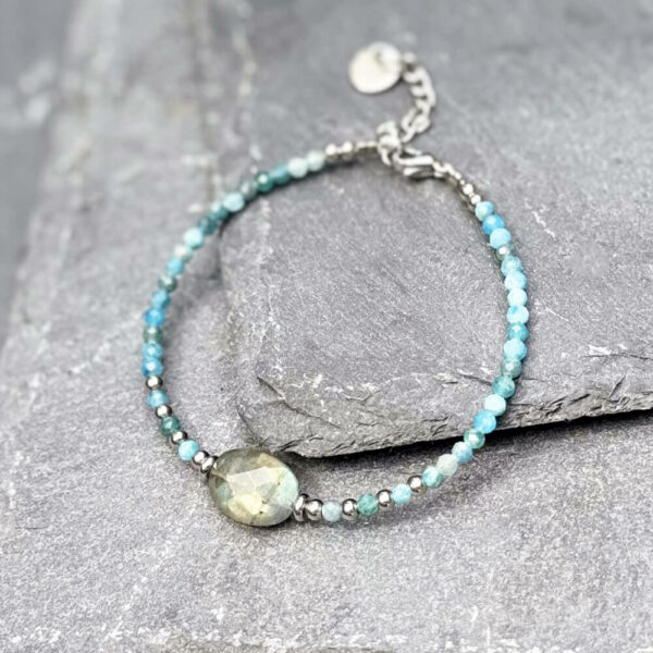 bracelet labradorite femme protection