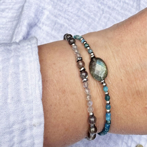 bracelet labradorite femme protection