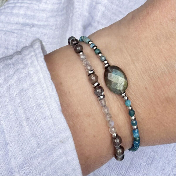 bracelet labradorite femme protection
