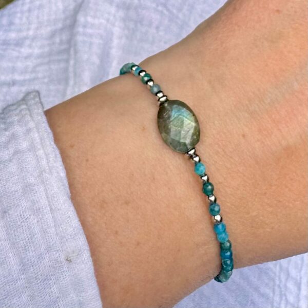 bracelet labradorite femme protection