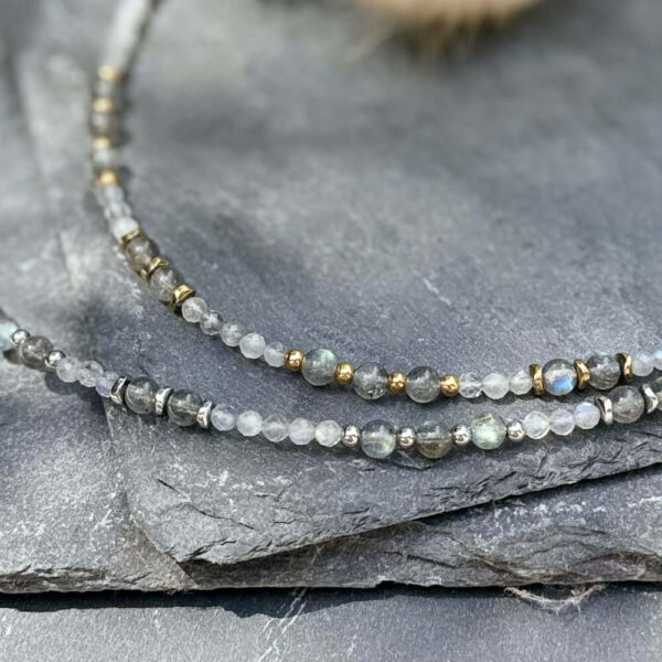 Bracelet en labradorite naturelle pour la protection énergétique