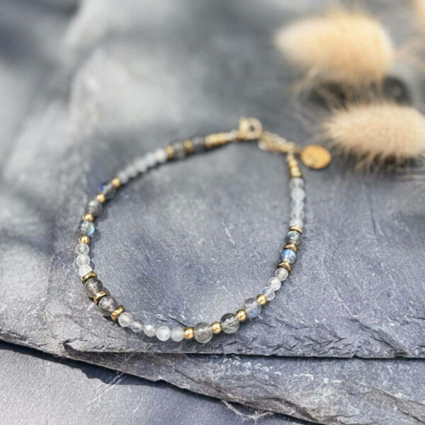 Bracelet en labradorite naturelle pour la protection énergétique