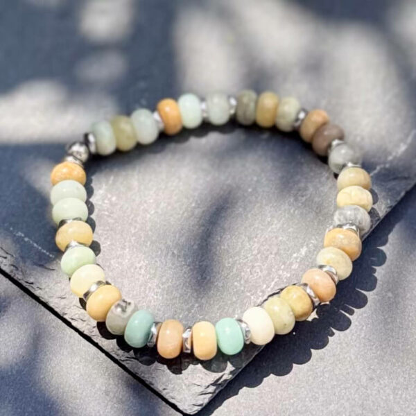 bijou homme bracelet amazonite pierre naturelle
