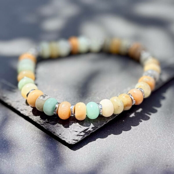 bracelet homme amazonite