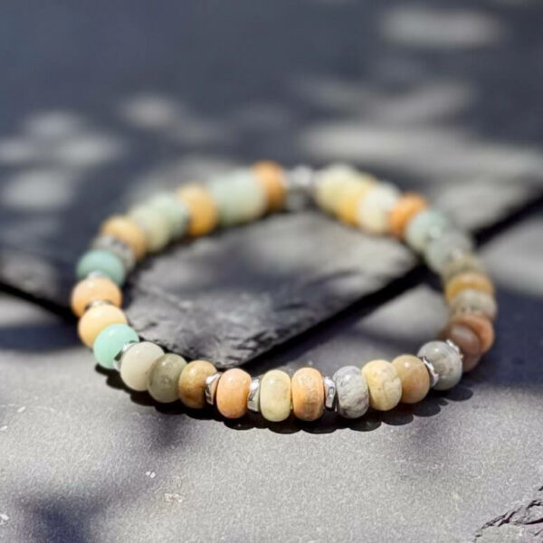 bracelet homme pierre naturelle amazonite