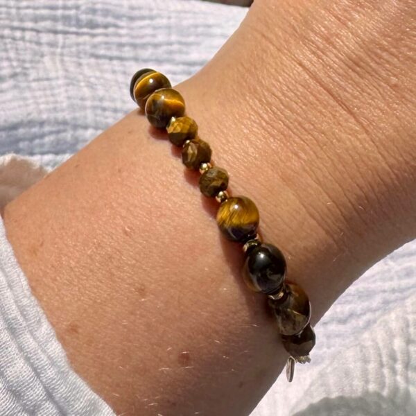 bracelet oeil de tigre protection pierre naturelle