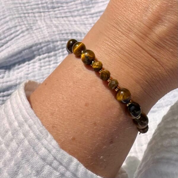 bracelet oeil tigre femme
