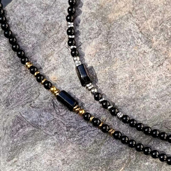 bracelet tourmaline noire pierre naturelle protection
