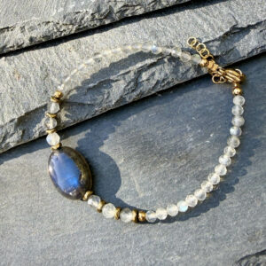 bracelet labradorite femme belle de lune