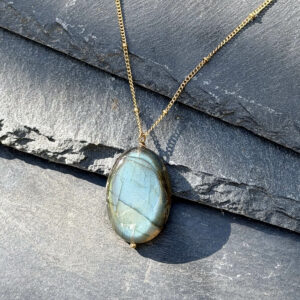 collier labradorite femme belle de lune