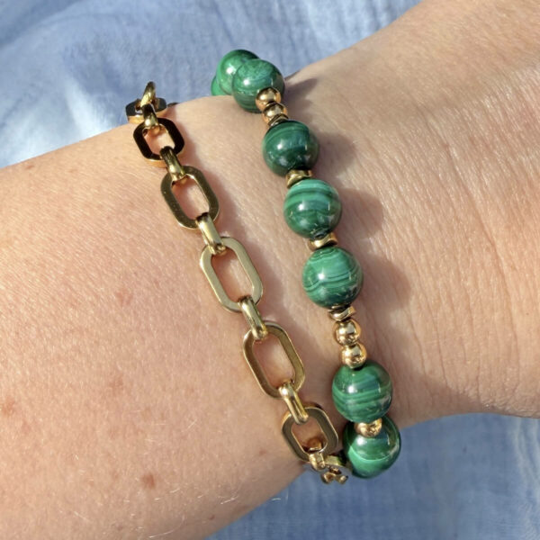 bracelet-malachite-femme-11 Bracelet en malachite Vania
