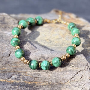 Bracelet en malachite Vania