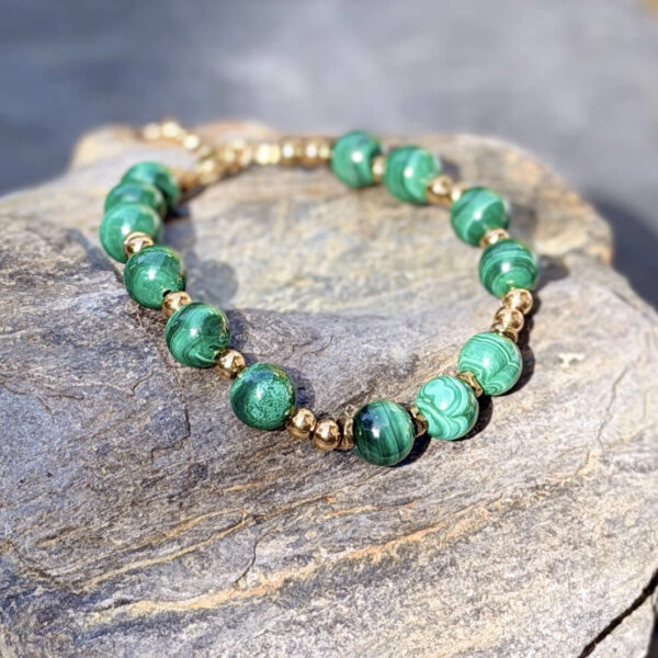 bracelet-malachite-femme-7(1) Bracelet en malachite Vania