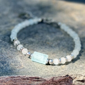 Bracelet en aigue-marine Lucie