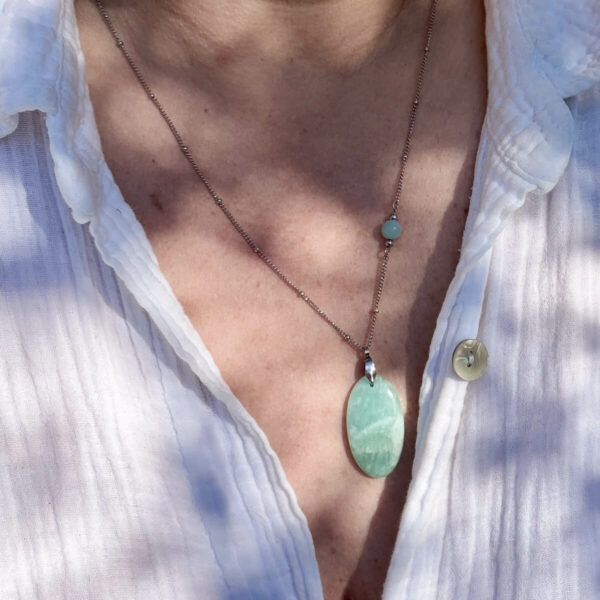 collier-amazonite-femme-belle-lune-3213 collier en amazonite pour les femmes Belle de lune
