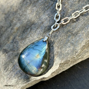 collier en labradorite pour les femmes Belle de lune