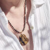 collier-oeil-tigre--obsidienne-celeste-bouddha-femme-belle-de-lune_3526 collier en oeil de tigre et obsidienne-celeste avec bouddha pour femme-belle de lune