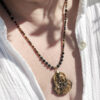 collier-oeil-tigre--obsidienne-celeste-bouddha-femme-belle-de-lune_3541 collier en oeil de tigre et obsidienne-celeste avec bouddha pour femme-belle de lune