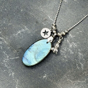 collier labradorite pour femme belle de lune