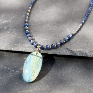 collier labradorite pour femme belle de lune