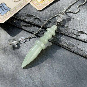 pendule divinatoire en aventurine