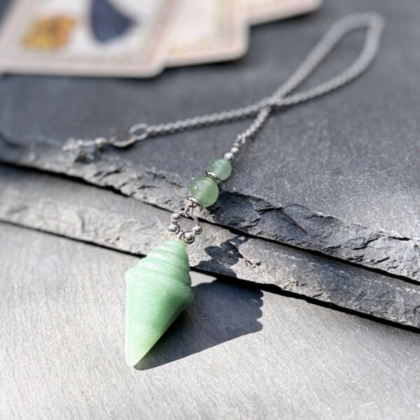 pendule-diviantoire-aventurine-artisanal_4606 Pendule divinatoire en aventurine