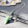 pendule-voyance-aventurine_4605 pendule divinatoire en aventurine Belle de lune