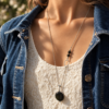 collier-obsidienne-oeil-celeste-rond-sautoir Collier en obsidienne œil céleste Sara